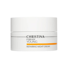 -CHRISTINA- Forever Young Repairing Night Cream 50 ml Leichte und nicht fettende Retinol-Creme mit Peptiden, Vitamin A und E fr Feuchtigkeitsver