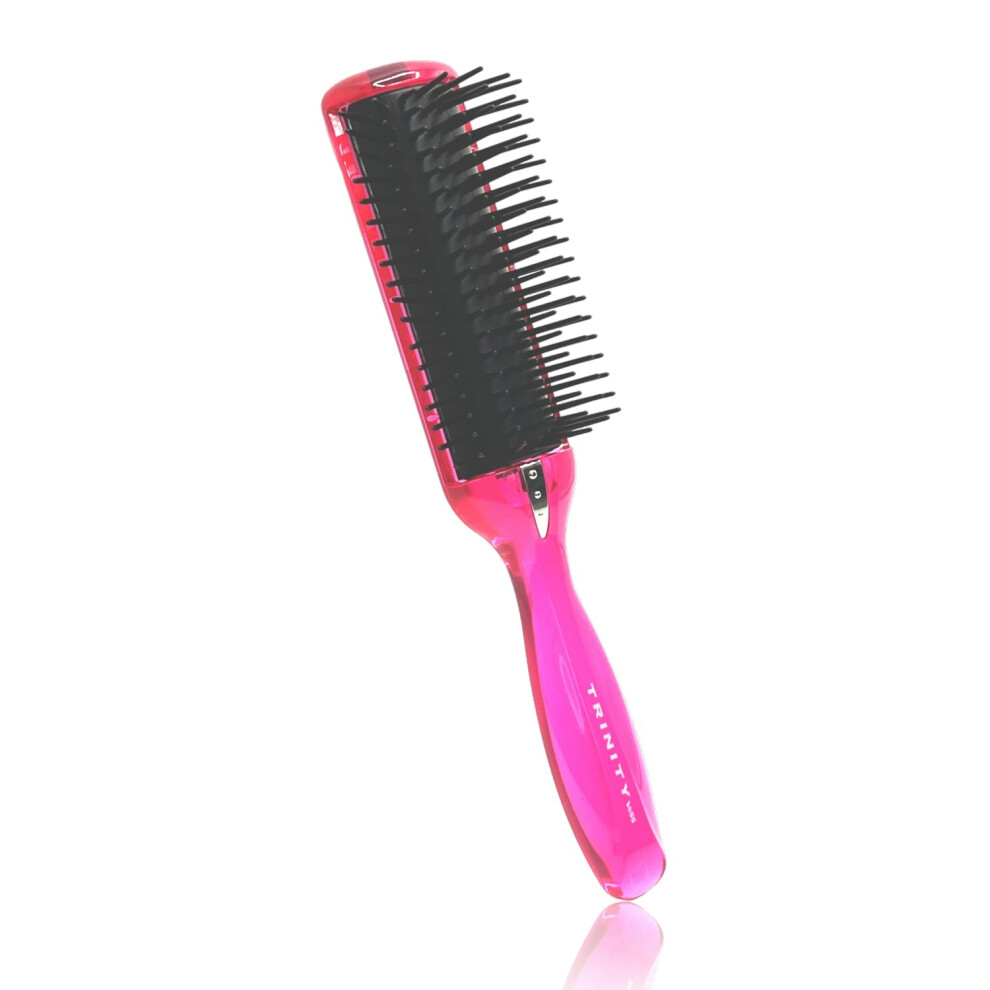 Vess Trinity-Anti Static Hairbrush Hair Detangler Brush For Women And Men With Grounding Wire Dry And Wet Hair Brush For Blow Drying Volumizing An
