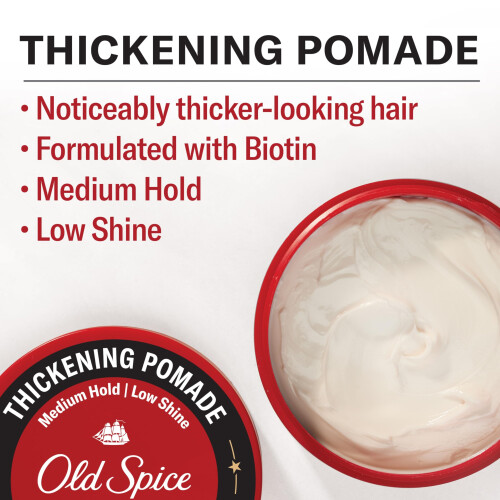 Old Spice Old Spice Thickening Pomade til mnd Medium Hold med Low Shine 2,22 oz 1