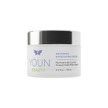YOUN Beauty Wash-Off Zluszczajacy zel do mycia twarzy marki Dr. Anthony Youn - Bez parabenw, delikatny peeling do twarzy z maslem shea, witamina