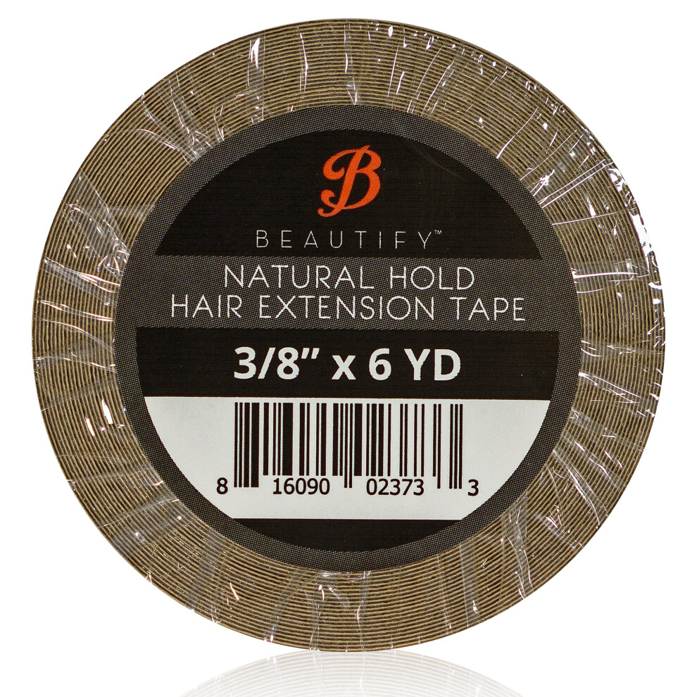 Walker Tape Natural Hold 6 Yard Hair Extension Tape Roll By Walker (3/8"""" X 6 Y)