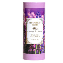K   rperpuder mit englischem Lavendelduft, talkfrei, parf   miertes K   rperpuder, Camille Beckman, 85 ml