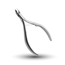 Rui Smiths Pro Premium Stainless Steel Cuticle Nippers - Professional Stainless Steel Cuticle Nippers - Spanish Handle Rounded Box Joint Matte