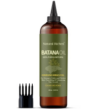 Natural Riches Unraffiniertes Bio-Batana-l 8 fl oz 100 % reines und natrliches kaltgepresstes Honduras-Wunderl fr Haarwachstum.