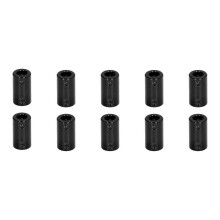 10 kpl akselin kytkentä askelmoottorin kytkimelle, halkaisija 14 mm, pituus 25 mm, liitin 5x8mm / 0.2x0.31in