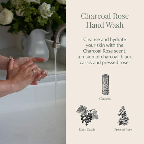 Sapone Liquido per Mani Archipelago Botanicals Charcoal Rose, 17.0 Fl. Oz. 1