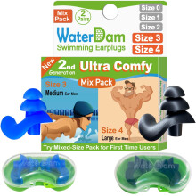 Tappi per le orecchie da nuoto Waterdam Great auricolari ultra abili impermeabili impedire l'orecchio del nuotatore