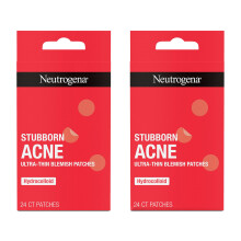Neutrogena Stubborn Acne Blemish Patches, Ultra-Thin Hydrocolloid Acne Patch Absorbs Fluids & Removes Impurities To Help Pimples Look Smaller After On