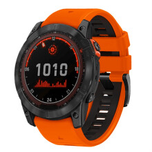 OUTVI 26mm kelloranneke garmin fenix 5x 6x Pro 7x 3 h pikakiinnitys 26 kelloranneke silikoni Epix Pro Gen 2 51mm Enduro 2 Descent Mk1 Mk2 Mk2i Mk3i t