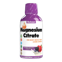 Bluebonnet Nutrition, Flüssiges Magnesiumcitrat, Gemischte Beere, 16 fl oz (473 ml)