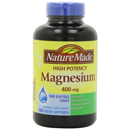 Nature Made High Potency Magnesium 400 mg - 150 Softgels