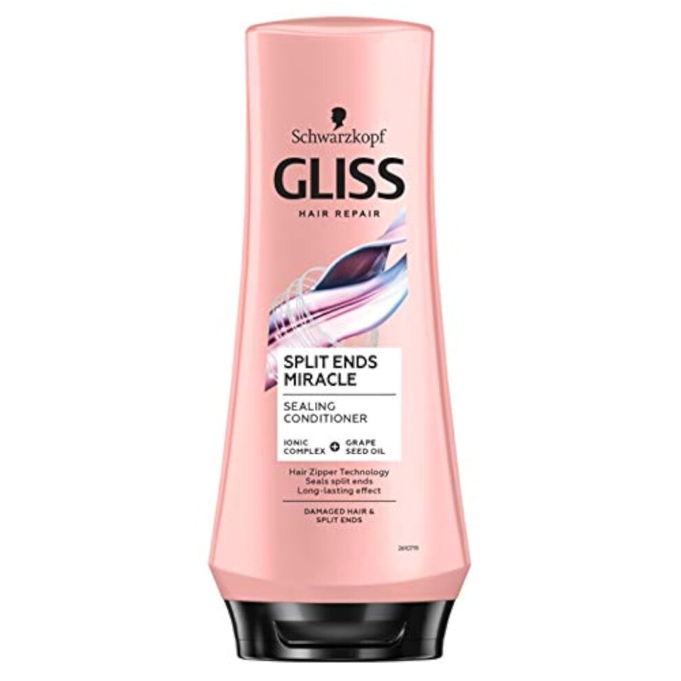 Gliss Kur Split Ends Miracle Conditioner 200 Ml / 6.8 Fl Oz