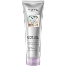 L'Oreal Paris EverPure Silver Care Odzywka bez siarczanw Rozjasniajaca i odzywcza pielegnacja wlosw dla siwych i siwych wlosw Weganska formula