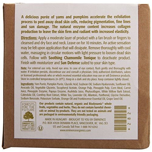 minence Yam et Pumpkin Enzyme Peel once Brown 2 fl oz 2