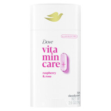 Dove VitaminCare+ Aluminumfreies Deodorant Himbeere & Rose 72H Geruchsabwehr 2,6 oz