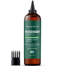 Natuurlijke Rijkdom 100% Pure Premium Rozemarijnolie Voor Haargroei Met Munt En Biotine