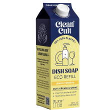 Cleancult Vaatwasmiddel Vloeistof Navulling (32oz, 1 Pack) - Plantaardige Reinigingskracht - Vaatwasmiddel dat Vet en Vuil Verwijdert
