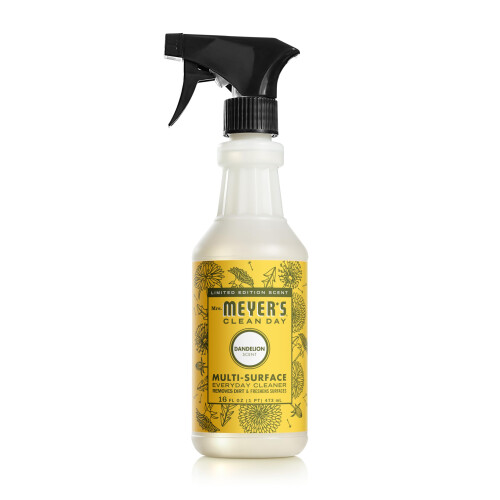 MRS. MEYER'S CLEAN DAY Multi-Surface Everyday Cleaner  Dandelion Scent  16 Ounce Bottle