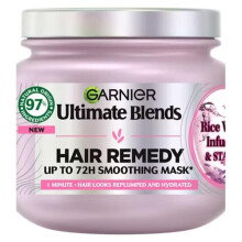 6 x Garnier Ultimate Blends Rice Water Infusion & Starch Hair Remedy Mask 340ml
