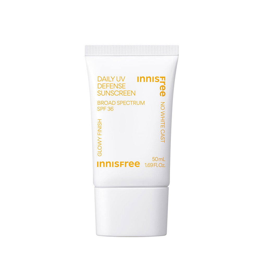 Innisfree White Daily Uv Defense Sunscreen Broad Spectrum Spf 36 Invisible Korean Sunscreen With No Cast (Packaging May Vary)