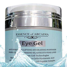 Augengel gegen Augenringe, Schwellungen, Falten, Hautstraffung und Trnenscke Wirksames Anti-Aging-Augengel fr unter und um die Augen, einschlie