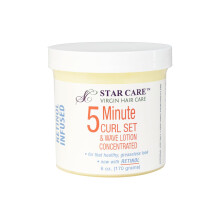 Star Care 5 Minute Curl Set & Wave Lotion concentrata con retinolo aggiunge riparazioni di lucentezza e idrata ideale per le trecce e perms 6oz/170G