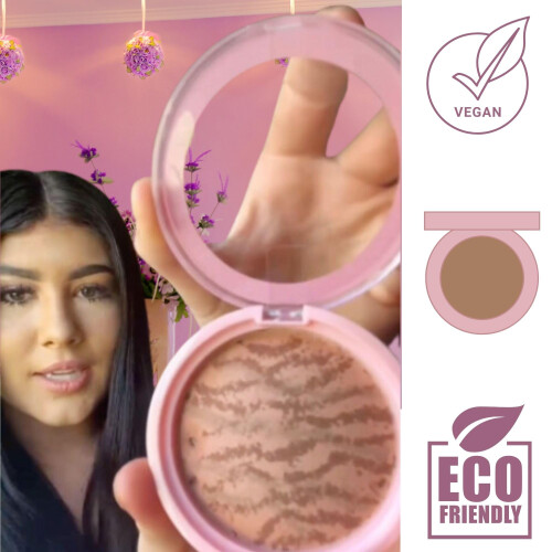 California Tan Custom Baged Bronzer Bronzing Powder Highlight Bronzing Compact 1