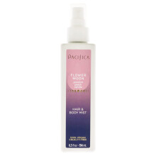 Pacifica Hair Perfume & Body Fragrance Spray Mist - Flower Moon with Jasmine, Peach & Vanilla - Alcohol-Free, Vegan & Cruelty-Free, 6.5 oz