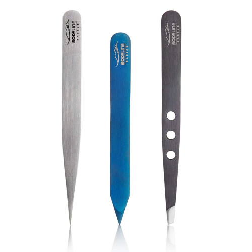 Set de pinces Bodyline Basics pour sourcils, poils du menton et échardes 1