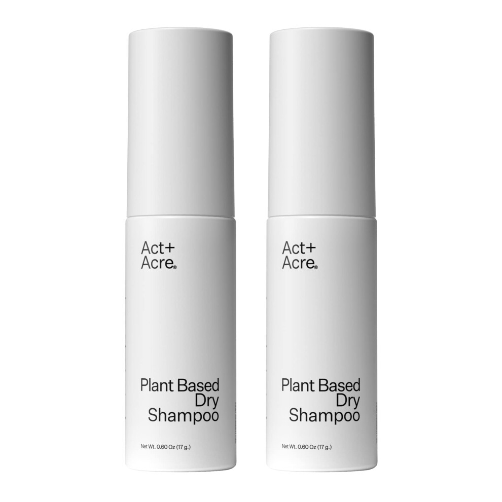 Act+ Acre Dry Shampoo - Plant-Based Fulvic Acid Volumizing Dry Shampoo, Unscented, Aerosol, For All Hair Types, Controls Oil And Restores Volume