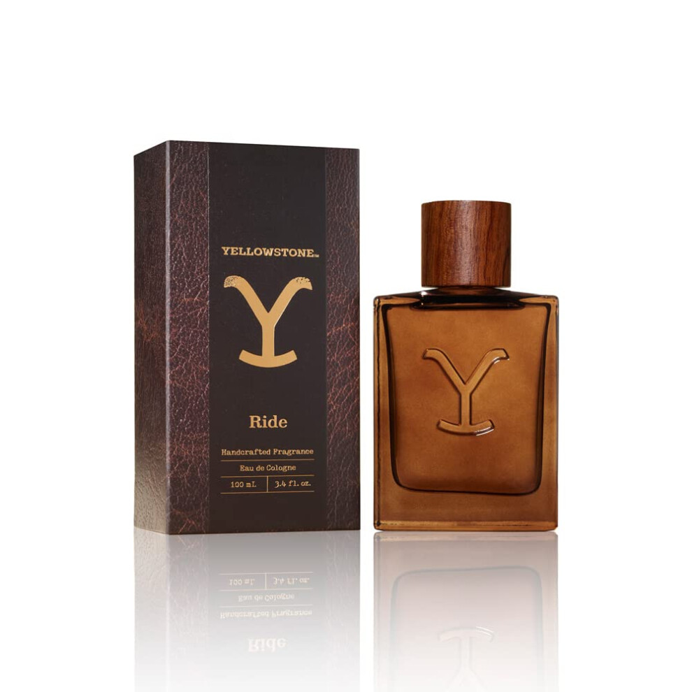 Tru Fragrance & Beau Tru Fragrance Beauty Yellowstone Ride Men's Cologne, 3.4 Fl Oz (100 Ml) - Vibrant, Smokey, Rugged