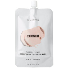 Versed Photos Please - Tightening Brightening Face Mask with Turmeric and Kaolin Clay - Pore-Tightening Hydrating Facial Mask Exfoliates Remo