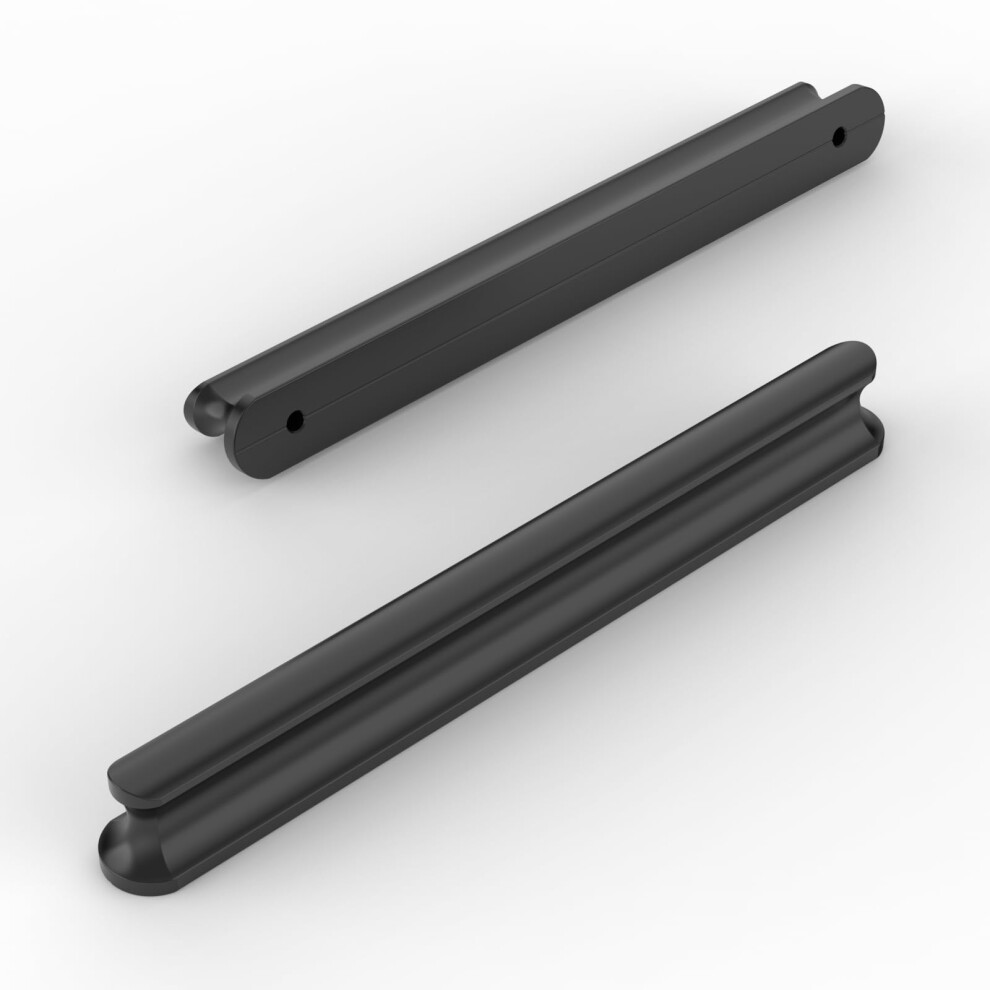 10 Pack 5 Inch(128Mm) Matte Black Cabinet Pulls, Modern Cabinet Hardware For Kitchen Cabinets And Dresser Drawers 820064759627