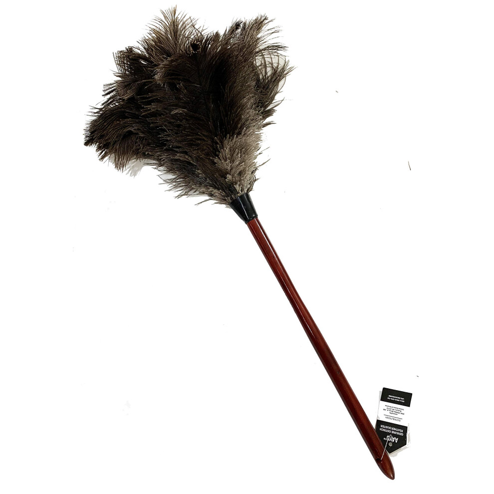 Aayu 28-29 """" Plumes D'autruche Duster 28 Pouces | Natural Pour Les Fournitures De Nettoyage Et La M T De Plume Authentique Avec Une Longue Poign-image