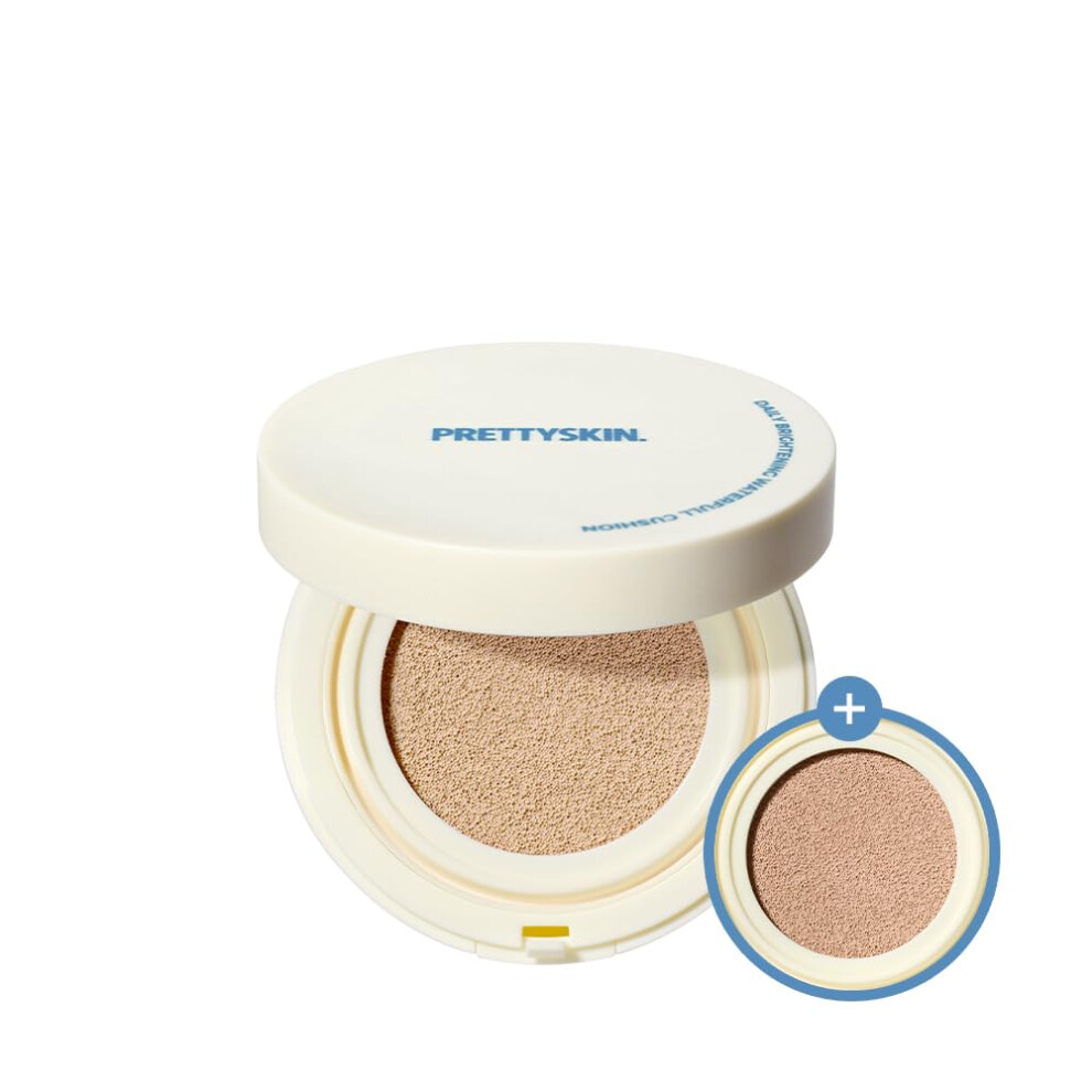 Prettyskin Beige Ps. Moisturizing Glow Sun Cushion Foundation Spf50+ / Pa+++ With Refill (23 15G+15G)
