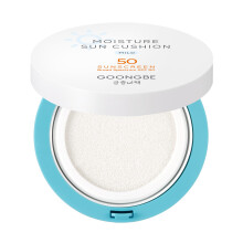 GOONGBE Moisture Sun Cushion Mild SPF 50 - Korean Moisturizing & Soothing Zinc Oxide Mineral Sunscreen - Travel Friendly Sun Cushion for Babies &
