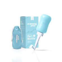 Mommy First Peri Bottle per cure postpartum | Bottiglia capovolta per pulizia e recupero perineali | Bidet portatile | Postpartum Essentials for New