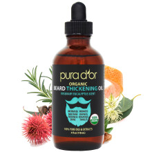 PURA D'OR 4 Oz verdickendes Bartl  feuchtigkeitsspendende Mischung mit Rosmarin-Biotin und Rizinusl  erhht die Feuchtigkeitsdichte und den Glanz