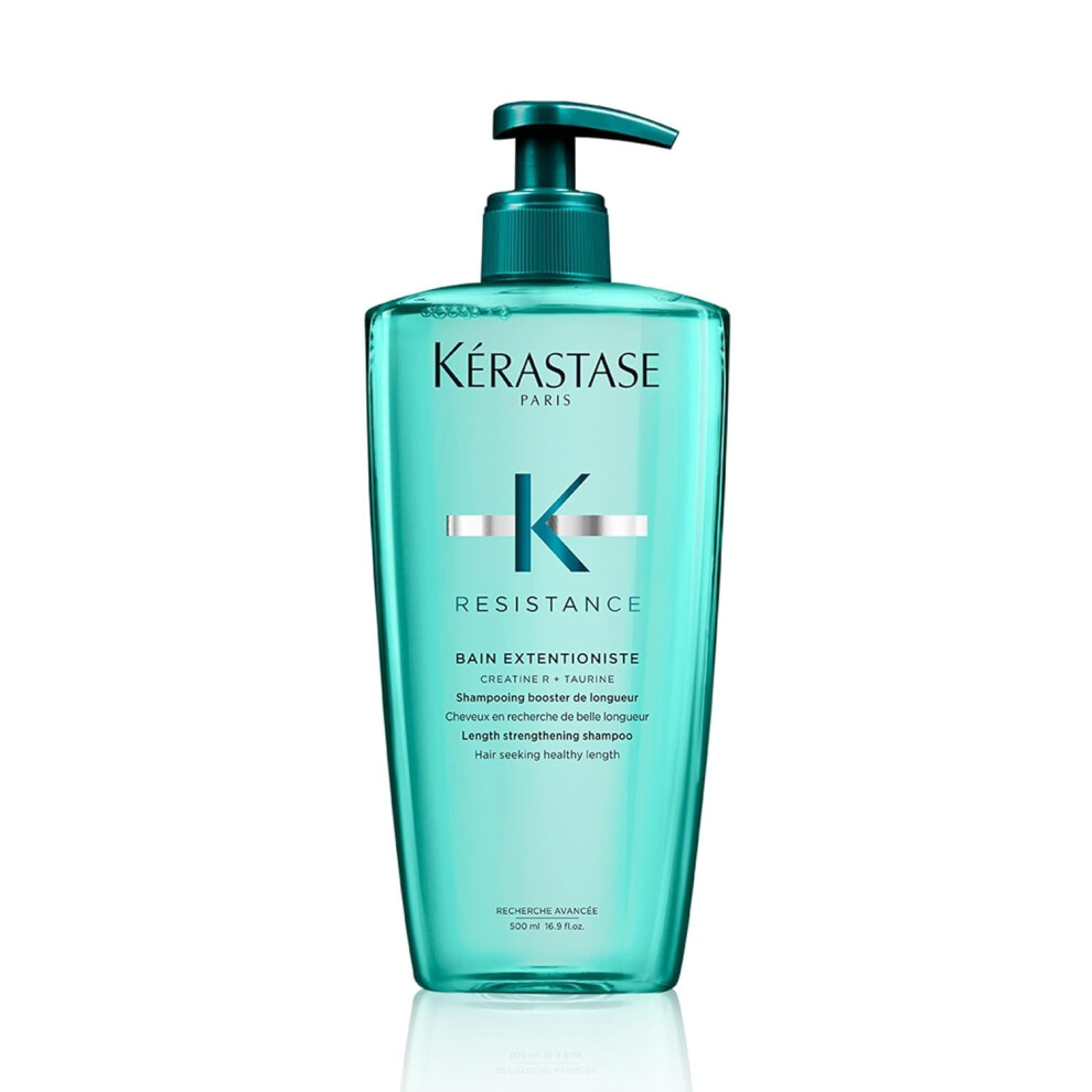 Kerastase Resistance Bain Extentioniste Shampoo - Increases Elasticity & Strength Prepares For Deep Conditioning For All Hair Types 16.9 Fl Oz