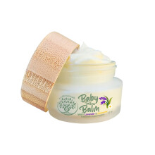 Blsamo de sebo para bebs AzulBotanicals com folha de lavanda e extrato de camomila Sebo batido alimentado com capim/acabado com ingredientes or