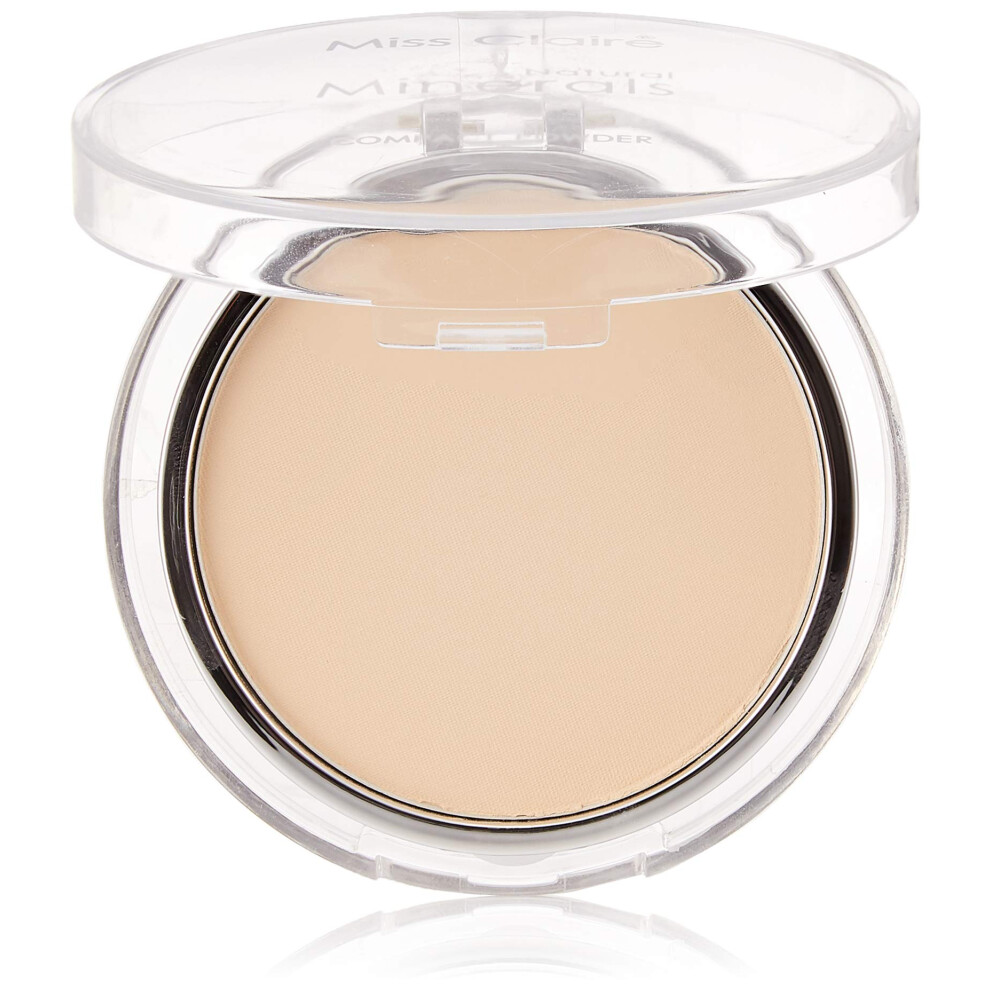 Miss Claire Beige Natural Mineral Compact Powder, 21 7 G