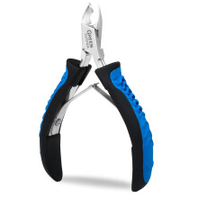 Cuticle Trimmer with Non-Slip Grip Handle Professional Stainless Steel Cuticle Cutter Sharp Blades Double Spring Cuticle Nippers for Nail Care Pe