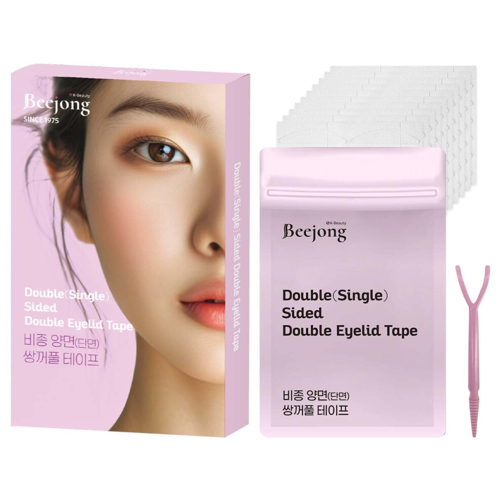 Beejong Korean Eye Charm Double Eyelid Tape Hooded Eye Lift - Eyelid Tape Face Tape Lifting Invisible -Droopy Eyelid Lifter Eye Lid Strips For Hooded