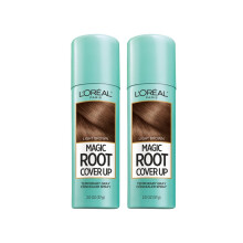 L'Oreal Paris Spray Cubridor de Raíces Temporal para Cabello Castaño Claro (Pack de 2)