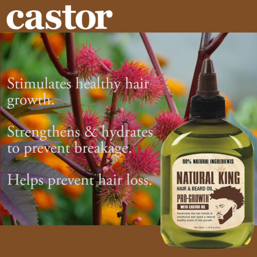 SFC Natural King Pro-Growth Rizinus-Haar- und Bartl 7,1 oz 2