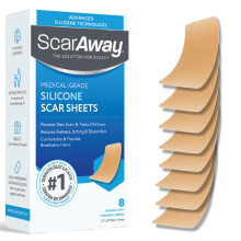 ScarAway Geavanceerde Silicone Littekensheets, Medische Kwaliteit, Nr. 1 Aanbevolen Behandeling