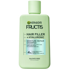 Garnier Fructis Hair Filler Moisture Repair Shampoo  Sulfate Free Shampoo for Curly  Wavy Hair with Hyaluronic Acid  10.1 Fl Oz  1 Count
