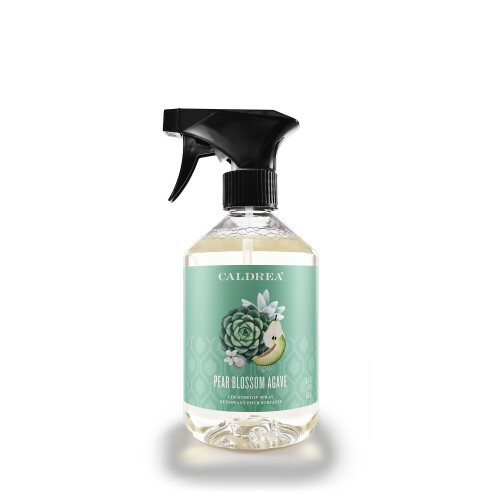 Caldrea Multi-surface CounterTop Spray Cleaner Made With Vegetable Protein Extract Pear Blossom Agave Scent 16 Oz