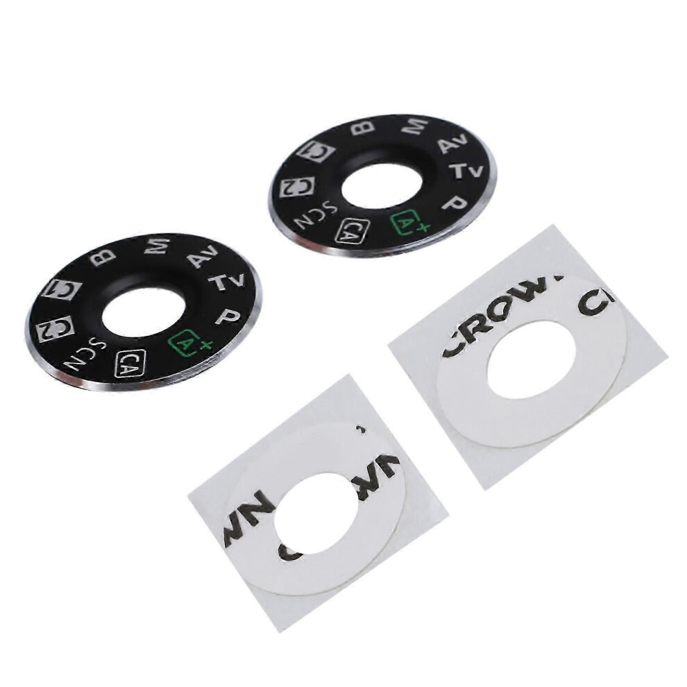 Convient pour 2 boutons de couvercle supérieur de platine pour sélecteur de mode 6D, plaque signalétique