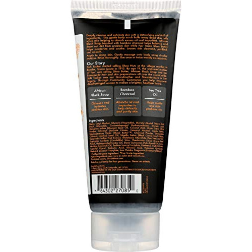 Shea Moisture Esfoliante corporal com carvo de bambu e umidade de karit 6 onas 1